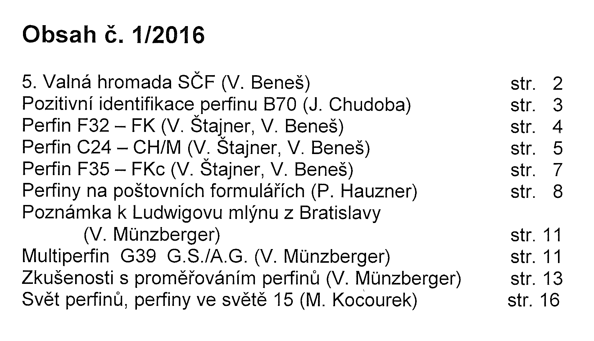 Perfiny 2016 1 obsah
