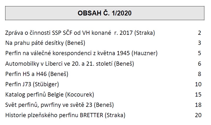 Perfiny 2020 1 obsah