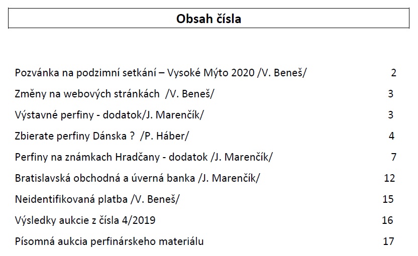 Perfiny 2020 2 obsah